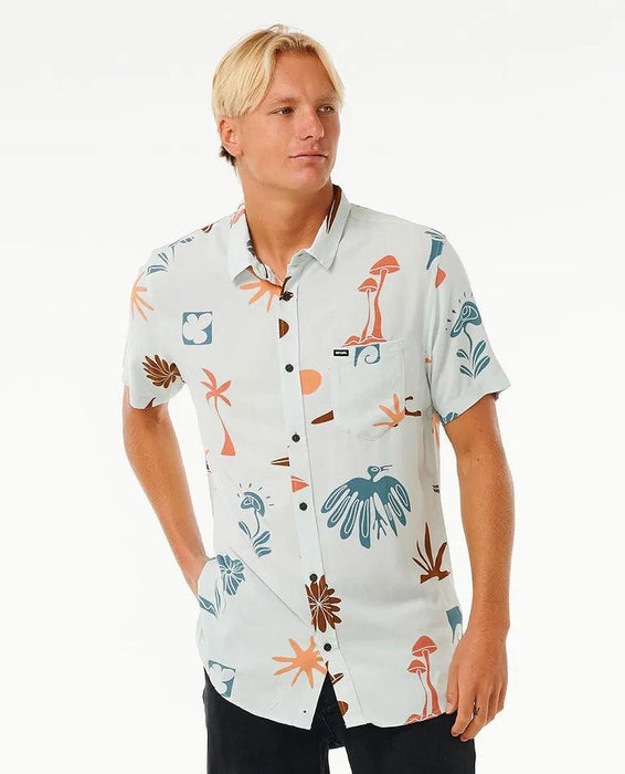 Rip Curl Party Pack Short Sleeve Shirt Mint - Boardworx