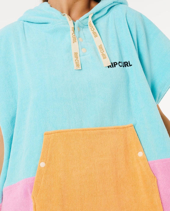 Rip Curl Premium Surf Hooded Towel Light Sea Blue