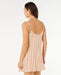 Rip Curl women’s multicolour stripe beach cover up dress with adjustable straps