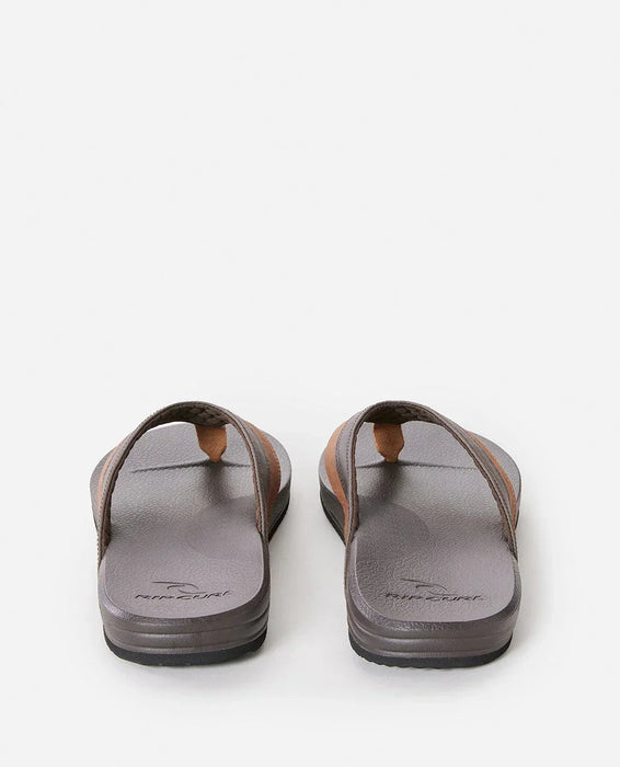 Rip Curl Soft Top Open Toe Flip Flops Brown Tan