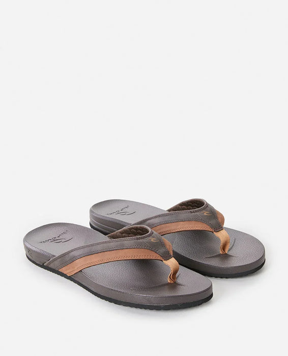Rip Curl Soft Top Open Toe Flip Flops Brown Tan