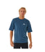 Rip Curl Stack UPF Short Sleeve Rash Vest Navy Marle