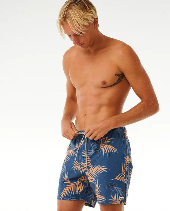 Rip Curl Surf Revival Floral Volley Short Washed Navy - Boardworx