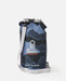 Rip Curl 20L Surf Series dry bag in grey with mountain graphic and adjustable strap
