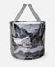 Rip Curl Surf Series 50L wetsuit bucket in grey with carry handles and mountain print