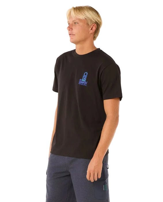 Rip Curl VaporCool Search Stack Tee Black