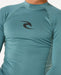 Rip Curl bluestone long sleeve rash vest for watersports UV protection
