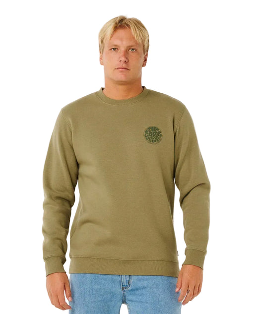 Rip Curl Wettie Icon Crew Surplus Green