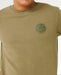 Rip Curl olive green crew neck surf sweatshirt with chest logo detail