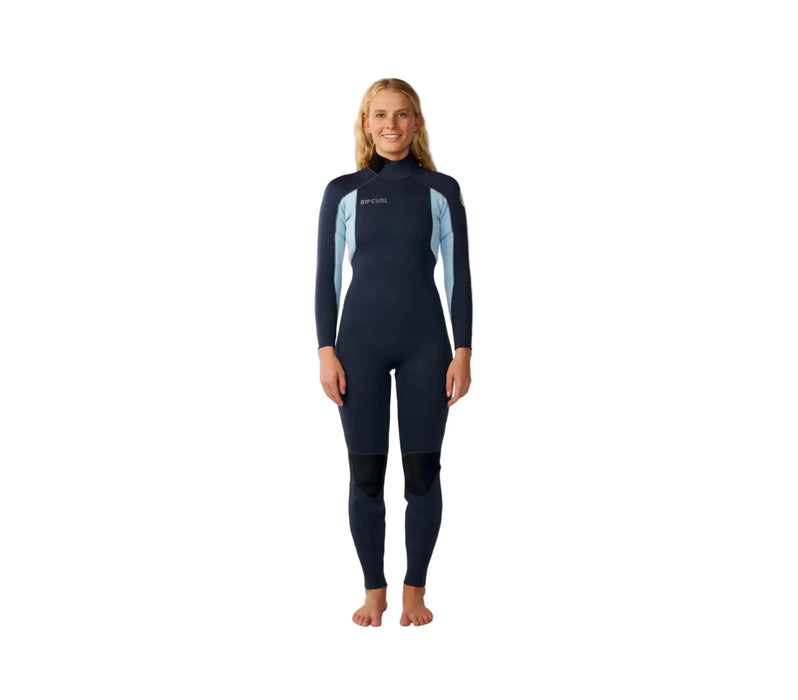 Rip Curl Womens Trad Back Zip 3/2 Navy