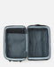Rip Curl F-Light Global 100L travel bag open view, midnight blue, mesh compartments