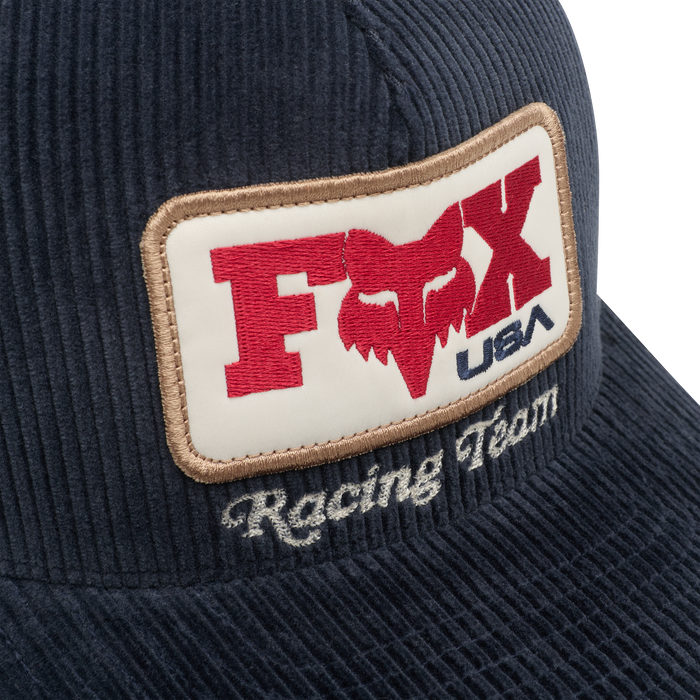 Fox Circa 74 trucker hat woven patch detail