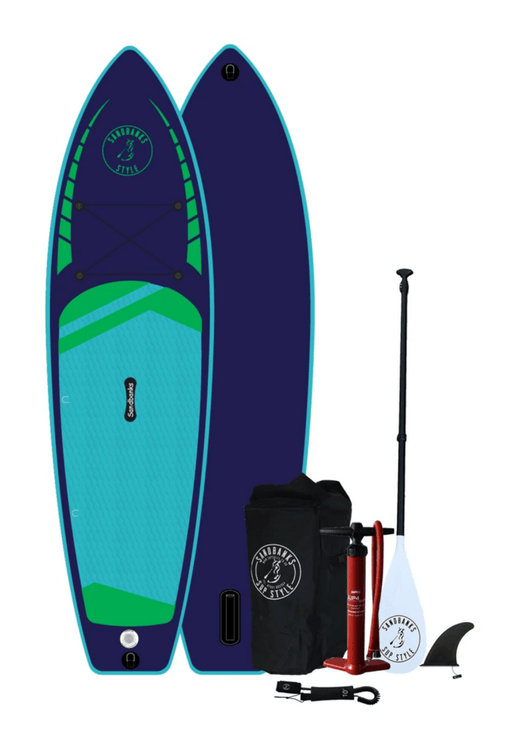 Sandbanks Elite 10'6 32" SUP Stand Up Paddle board Navy Blue - Boardworx