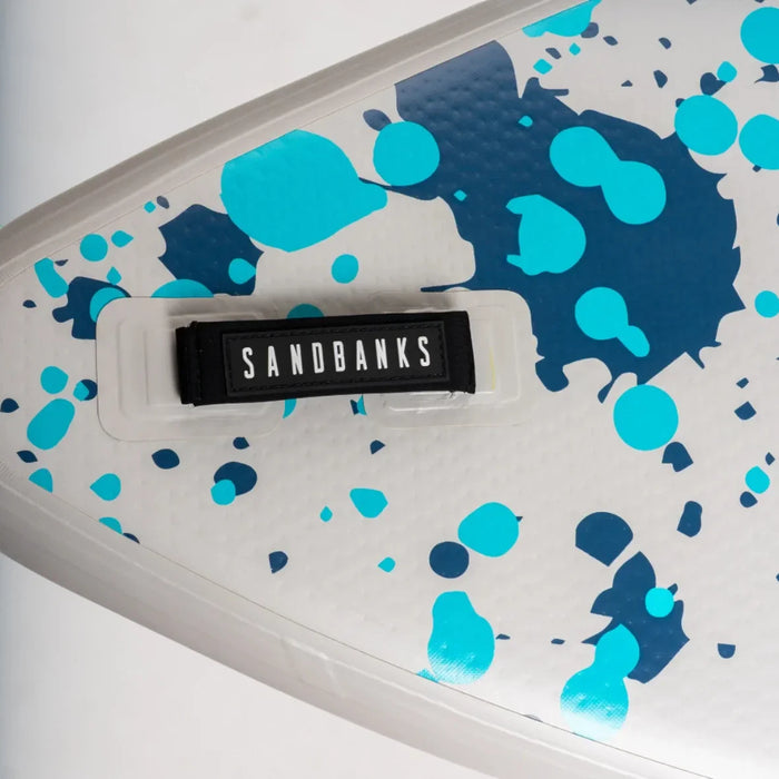 Sandbanks Pro X Turquoise nose carry handle and front bungee storage