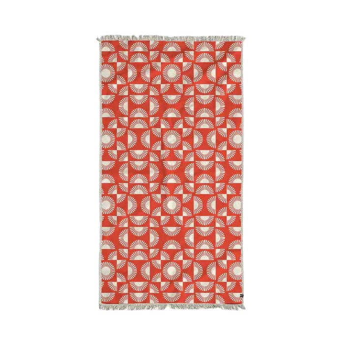 Slowtide Cheyenne Driftweave Turkish Towel - Sunburnt