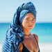 Slowtide Koko Turkish Woven Beach Towel Navy - Boardworx