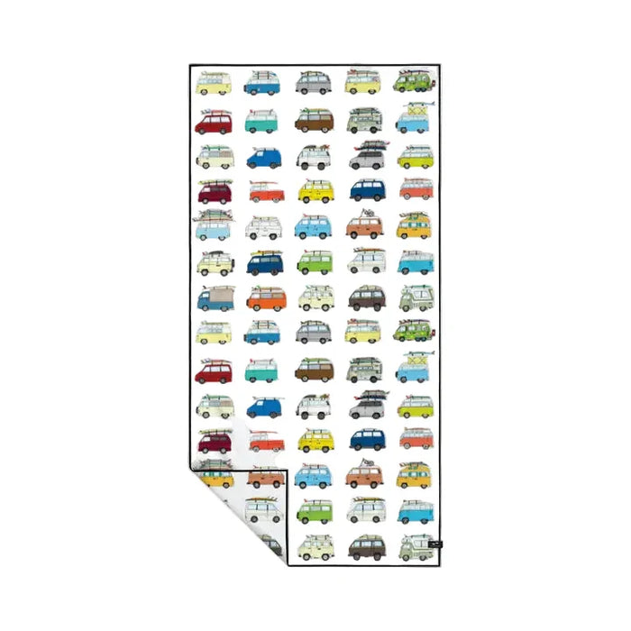 Slowtide Van Life Performance Quick-Dry Travel Towel - Multi | Kevin Butler x Slowtide