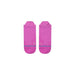 Stance mid tab socks in berry pink, low cut style with blue logo and left-right markings