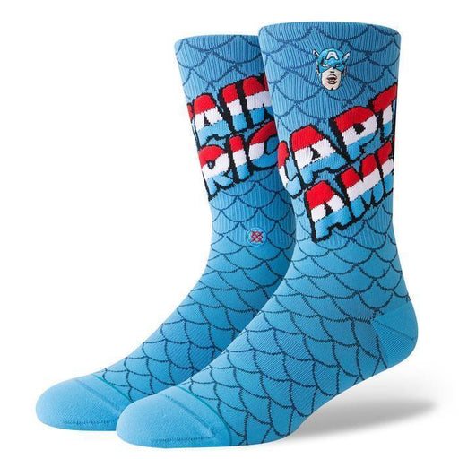 Stance Socks Captain America Blue - Boardworx