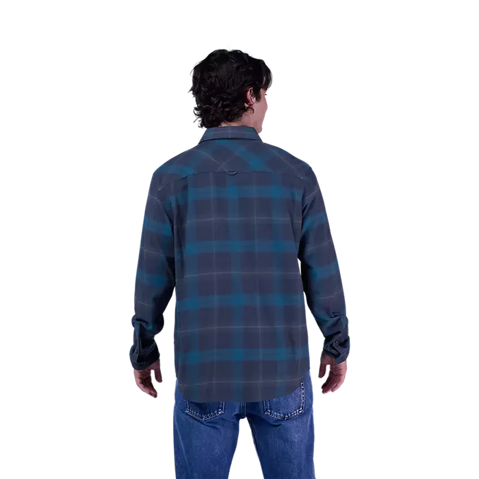 Fox Survivalist Core Flannel Shirt Midnight Blue