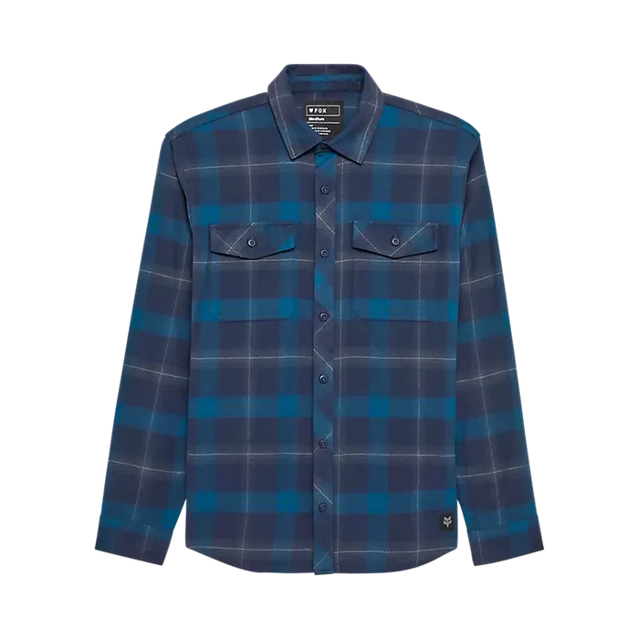 Fox Survivalist Core Flannel Shirt Midnight Blue