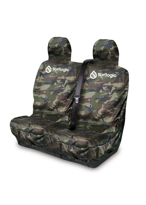 Surflogic Waterproof Car Seat Cover Double in camo design for two seats