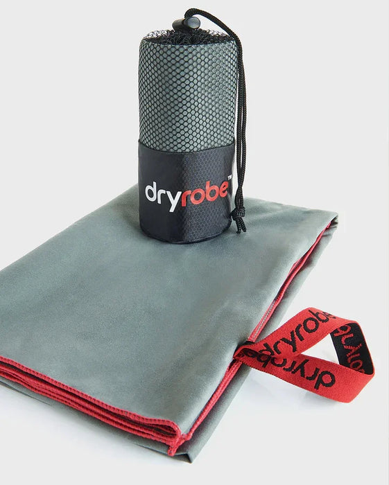 Dryrobe Microfibre Towel Grey/Red