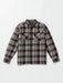 Volcom Brickstone Lined Flannel Shirt Dirty White - Boardworx