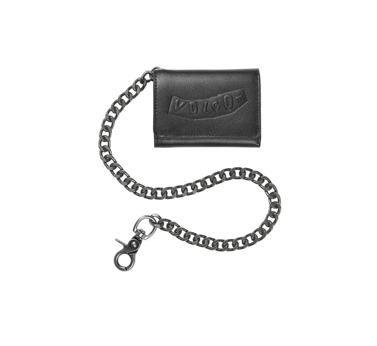 Volcom Pistol Leather Wallet Black