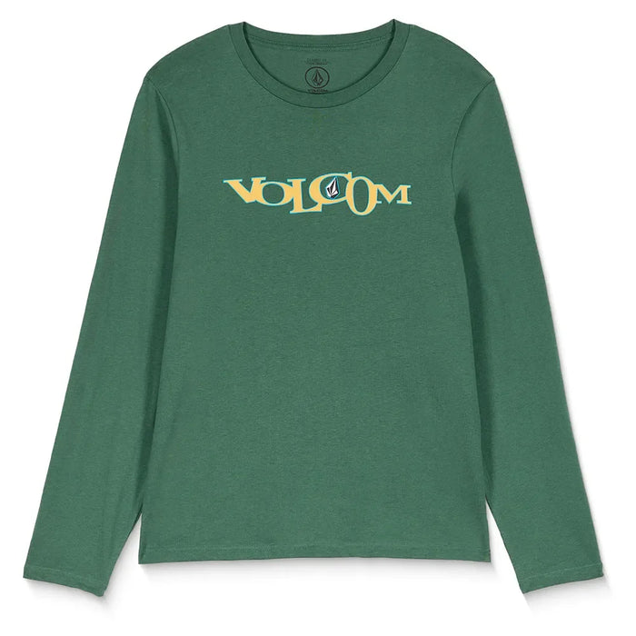 Volcom Skidder Long Sleeve Tee Vineyard Green