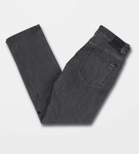 Volcom Solver Denim Jean Easy Enzyme Grey Mens jeans — Boardworx