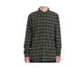 Volcom Caden plaid shirt in Wintermoss, front