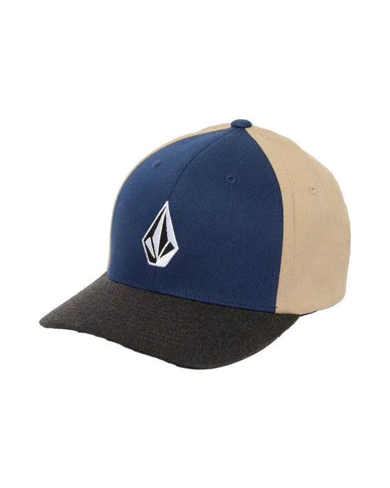 Volcom Full Stone Heather Flexfit Cap - Dust Bowl Indigo