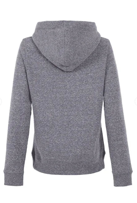 Weird Fish Bodhi Recycled Organic Snow Marl Hoodie Navy - Boardworx