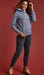 Weird Fish Bodhi Recycled Organic Snow Marl Hoodie Navy - Boardworx
