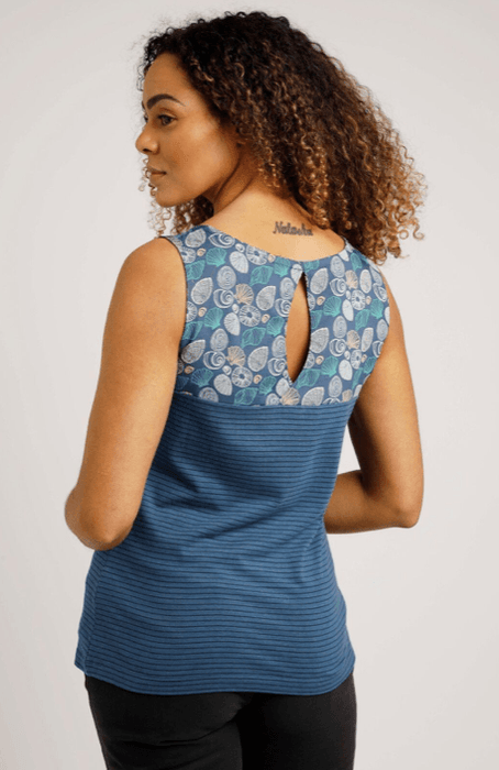 Weird Fish Nilly Eco Jersey Vest Ensign Blue - Boardworx