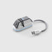 WOO kiteboard sensor package 4.0 with grey USB-C charging cable on white background