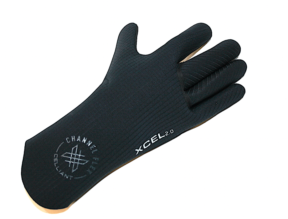 Xcel Comp X 5 Finger Glove 2mm Black - Boardworx