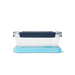 Yeti large clear food storage container with blue lid, ideal for outdoor watersports use