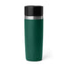 YETI Rambler 16 oz Travel Bottle Black Forest Green front view