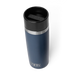 Yeti Rambler 16oz navy travel bottle with black HotShot lid, insulated flask