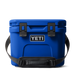 Yeti Roadie 15 cool box in Royal Blue, front view with shoulder strap