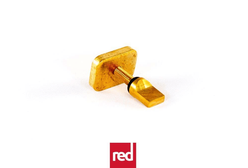Red Paddle board fin bolt and nut skeg brass Euro box - Boardworx