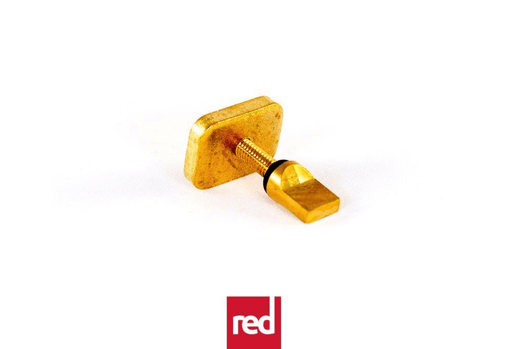Red Paddle board fin bolt and nut skeg brass Euro box - Boardworx
